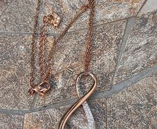 Swarovski "Infinity" pendant (collection: Exist) in rose gold plated