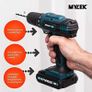 18V Cordless Drill - Lithium Ion Drills Driver Screwdriver Set - 13 Piece Combi Accessory Kit - LED Worklight, 18 Volts (FREE POSTAGE) Image 6