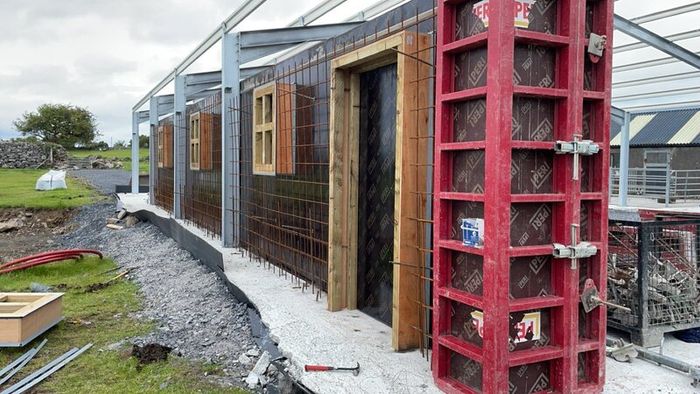 Shuttering. Tanks floors, Walls. Pits. Formwork
