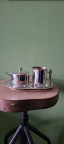 Silver Plated Sugar And Creamer Set