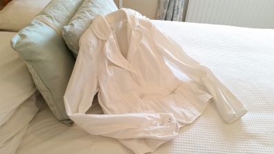 B Young White Jacket - Size 10