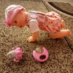 Giggles and Wiggles Crawling Baby Doll