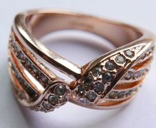 Vintage 18K GP Gold Plated Ring size K