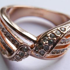 Vintage 18K GP Gold Plated Ring size K