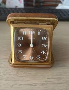 vintage german travel clock