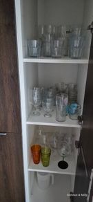 Assorted Delph, glasses cutlery