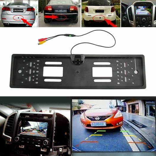 Car Rear View Reversing HD Camera Back Up Parking Number Plate Night Vision