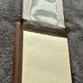 Silver vintage leather-bound notebook Image 5