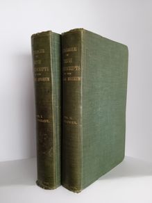 Catalogue of Irish Manuscripts in the British Museum (Volumes I + II) by Standish Hayes O'Grady and Robin Flower (CP129)