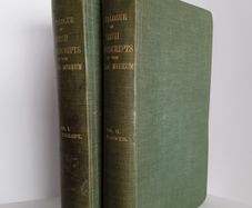 Catalogue of Irish Manuscripts in the British Museum (Volumes I + II) by Standish Hayes O'Grady and Robin Flower (CP129)