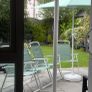garden table and chair etc sage green Image 3
