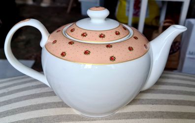 New Aynsley Pretty Shabby Chic Ceramic Teapot