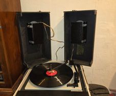 1960's Marconiphone Portable Stereo Record Player - Fully working