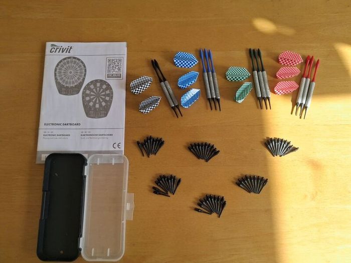 Crivit Electronic Dart Game With Darts & Instruction Manuel - RRP - 29.99