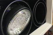 Recessed Display Lights with Par 30 LED Bulbs