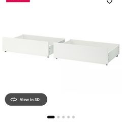 IKEA malm under bed storage