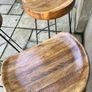 Set of three bar counter stools Image 6