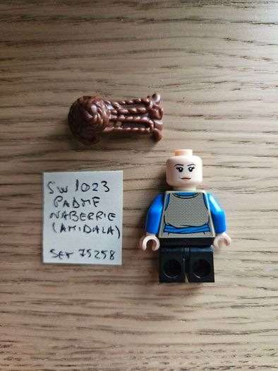 lego sw1023 padme naberrie (amidala), set star wars 75258