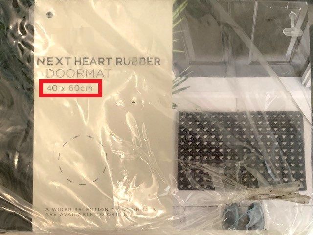 NEXT Rubber Doormat