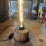 Lamp hand crafted live wood Image 7
