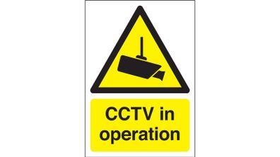 Cctv In Operation Signs See Description For Sizes