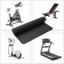 Treadmill Mat, Exercise Equipment Mat Heavy-Duty Protective Floor Mat for Under Stationary Bike, Spin Bike, Fitness Equipment, 180cm x 75cm, Black Image 6