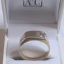 9k Gold ring with diamond Image 3