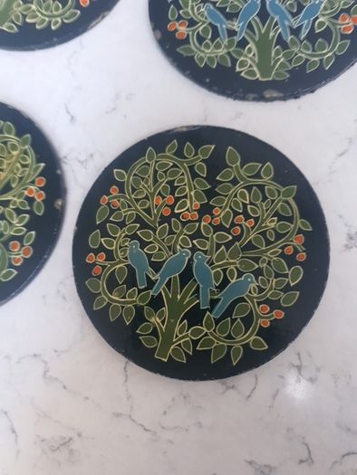 Four Tree of Life Coasters
