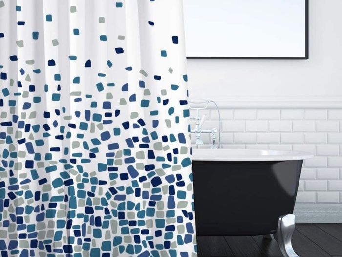 Shower Curtain Mould and Mildew Resistant Solid, 180 x 180 cm (FREE POSTAGE)