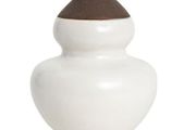 Curved Vase, White