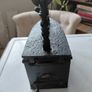 Antique French cast iron charcoal or ember clothes iron Image 4