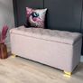 Elegance Boucle Ottoman with Storage 120x40cm Image 4