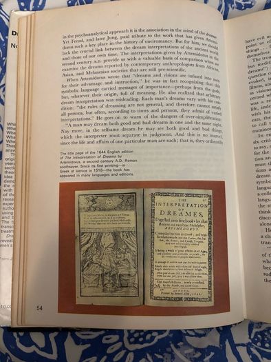 Rare Vintage Dreams and Dreaming Book