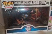 tanjiro and nezuko vs temple demon pop moment