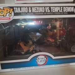 tanjiro and nezuko vs temple demon pop moment