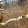 Stunning vintage antique brass folding coffee table Image 6
