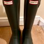 Olive Green Hunter Wellingtons Uk 10 - unused Image 2