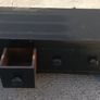 Solid wood coffee table with storage drawers Image 2