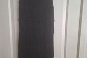 Dress/Black Fringe Design Dress  ..  Price Drop