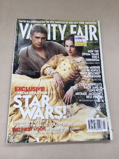 Star Wars vanity fair magazine episode 2 rare