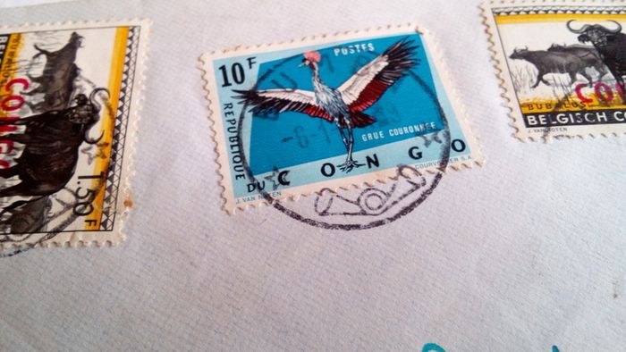 Belgian Congo stamps 1956.