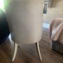 6 dining chairs grey herringbone Image 2