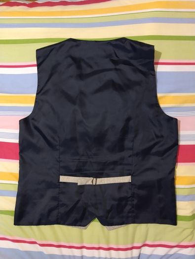 Benetti 3 Piece Tailored Navy Blue Suit