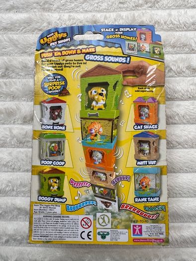 The Ugglys Pet Shop Gross Homes Cracker Parrot Exclusive Figure Series 1 Mini Figure Pack Damaged Box Please see photos