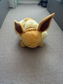Pokemon sleeping Eevee plush Teddy