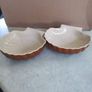 SET OF 2 OLD Classic Shell Bowl for Jewelry Dessert Ice Cream Bowl Tray Dessert Bowl Ceramic OR ANY OTHER UES. Image 2