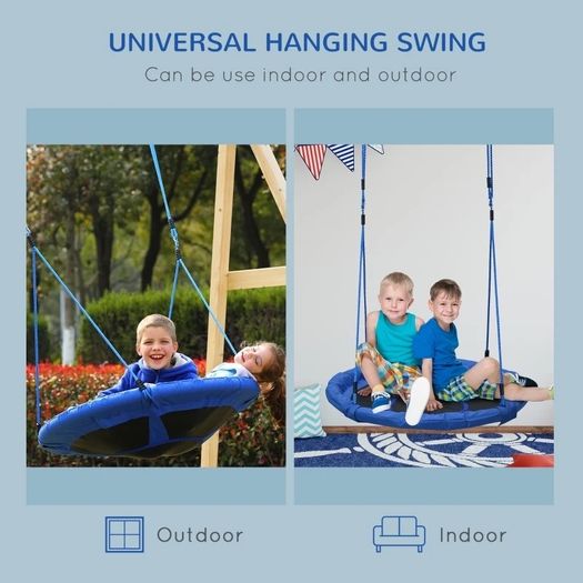 NEW SALE |  Round Tree Swing 100cm - Blue