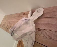 Rabbit wall art