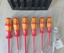 Wera VDE screwdriver set laser tipped