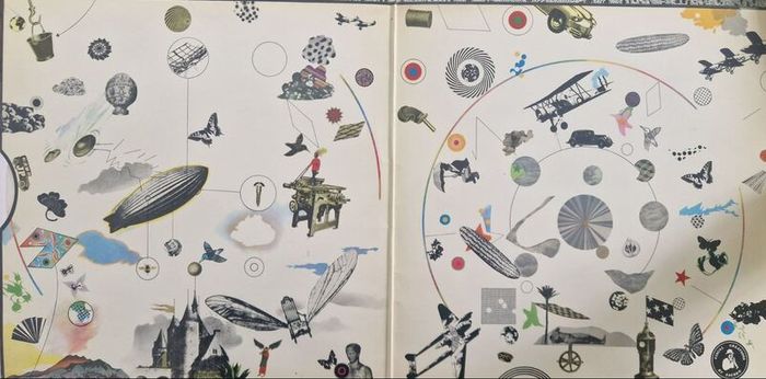 LP Led Zeppelin - III + Presence + Coda - Iconic records - LP albums.